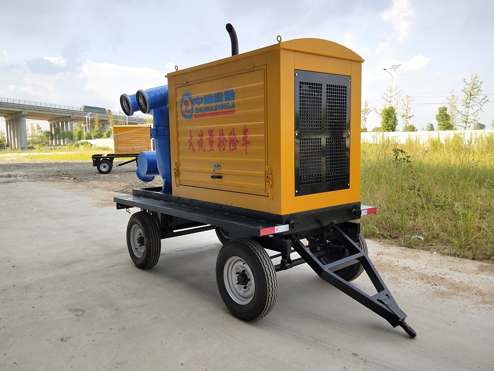 【1000m3/h】拖掛式排澇搶險泵車