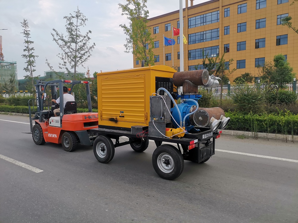 【1000m3/h】拖掛式排澇搶險泵車