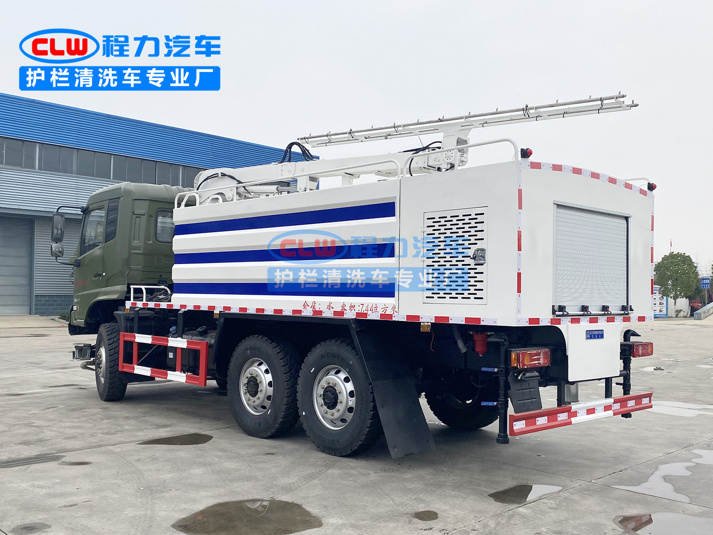 東風(fēng)天錦6驅(qū)越野光伏板清洗車